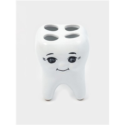 Стакан под зубную щетку, «Зуб», фарфор