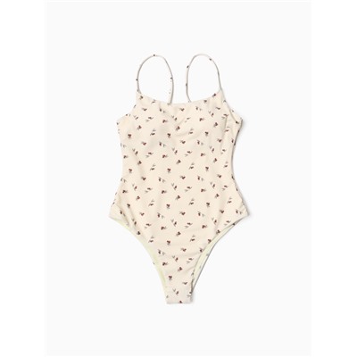 Купальник женский слитный MIST «Цветы», размер L