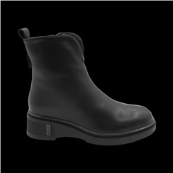 Ботинки из натуральной кожи на меху KY-63-028 черные