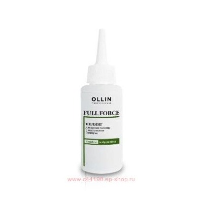 OLLIN FULL FORCE Пилинг для кожи головы с экстрактом бамбука 80мл