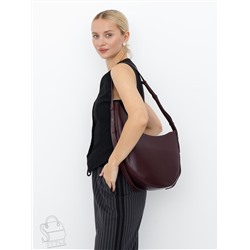 Сумка женская кожаная 1032M wine red Polina&Eiterou  в Новосибирске