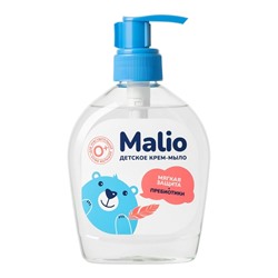 Крем-мыло жидкое детское "Малио" мягкая защита, с пребиотиком, 300 мл