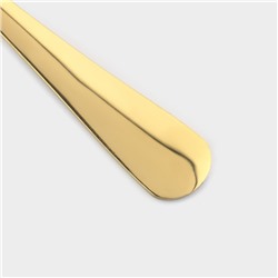 Набор столовых ложек из нержавеющей стали Доляна «Голд», длина 20.5 см, 6 шт., золотистый