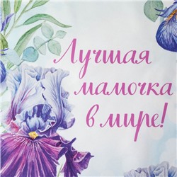 Полотенце «Ирис» 40×73 см, 100% хлопок, саржа 190 г/м²