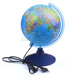 Глобус Земли политический 210 мм. с подсветкой КлассикЕвро