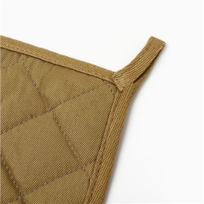 Прихватка «Этель» Esthetics саржа, 19×19 см, хлопок 100%, ватин 250 г/м²