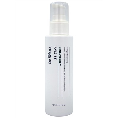 DR. ORACLE - ТОНЕР ДЛЯ ЛИЦА УСПОКАИВАЮЩИЙ С ЭКСТРАКТОМ ЦЕНТЕЛЛЫ 21: STAY A - THERA TONER, 120 МЛ
