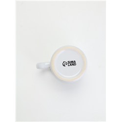 УЦЕНКА Кружка керамическая «Новогодний венок», 340 мл