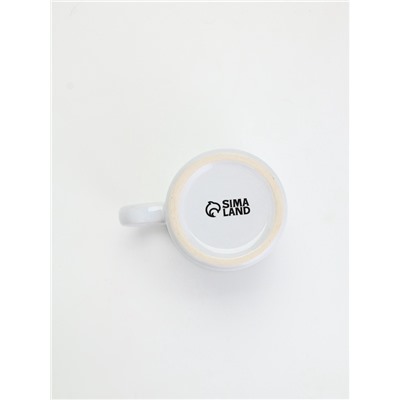 УЦЕНКА Кружка керамическая «Новогодний венок», 340 мл