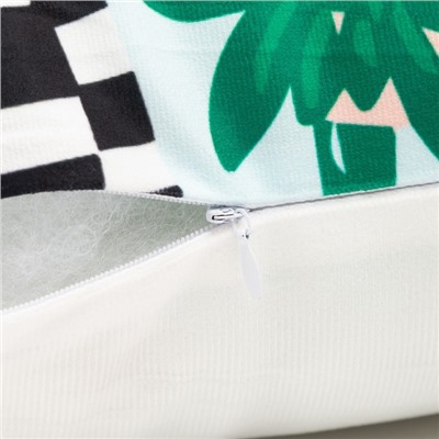 Подушка декоративная «Этель» Hugs and kisses, 40×40 см, велюр