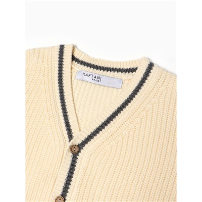 Кардиган детский KAFTAN, размер 30 (98-104 см), молочный