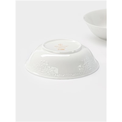 Тарелки глубокие WY Venecia, набор 2 шт., 580 мл, фарфор, белые