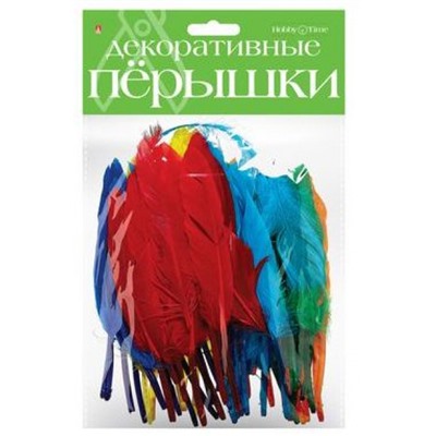 Перья для декорирования КРЕАТИВНЫЙ МИКС, 7-15 см, НАБОР №1 2-405/01 Альт