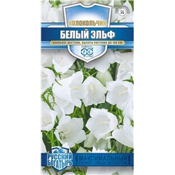 Колокольчик Белый  Эльф персиколистный (Гавр)