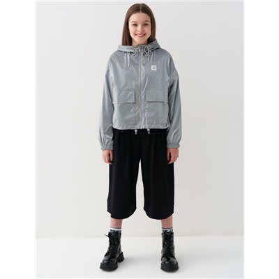 Куртка текстильная с полиуретановым покрытием для девочек (ветровка)