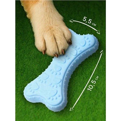 Игрушка плавающая «Лапки» Пижон Premium, вспененный TPR, 10.5×5.5×2 см, голубая