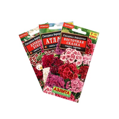 Набор семян цветов Гвоздика турецкая многолетняя