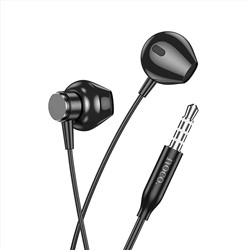 Проводные наушники с микрофоном вкладыши Hoco M125 Smart Jack 3,5  (black)