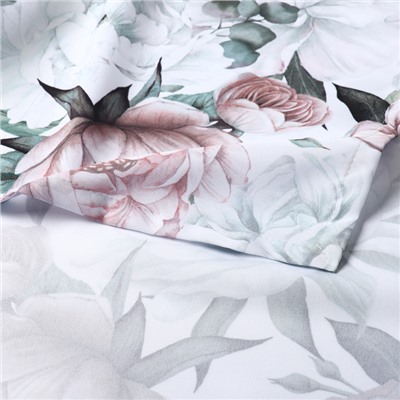 Скатерть «Доляна. Пионы», 145×180 ± 3 см, 100% п/э