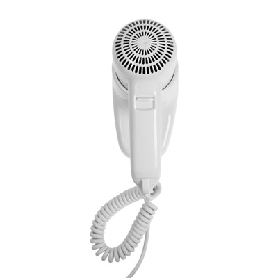 Фен LGE-006, 1300 Вт, настенный, 2 скорости, крепление, белый