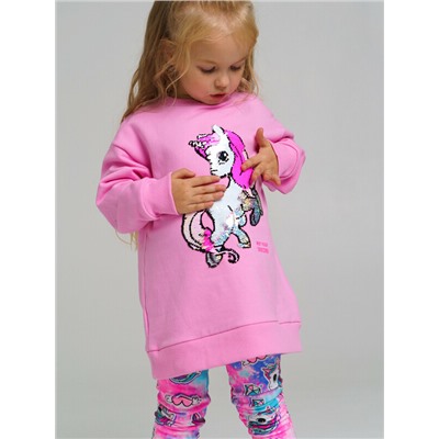 Комплект для девочки: толстовка, леггинсы
