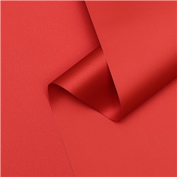 Пленка матовая для цветов и букетов, базовые цвета, красная, 0.5×10 м, 65 мкм