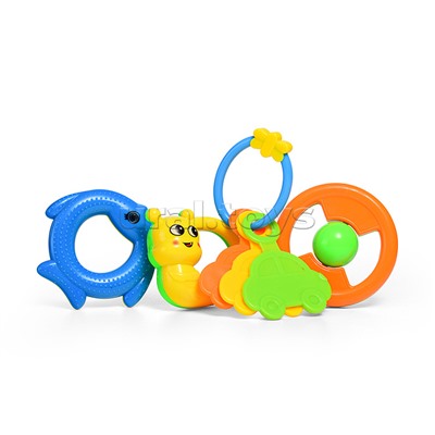 Набор погремушек "Весело играй" в пакете