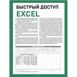 Эксмо Виктор Шитов "Быстрый доступ. Excel: таблицы, формулы, секреты. Шпаргалка-буклет для начинающих (215х285 мм, 6 полос компактного буклета в европодвесе)"