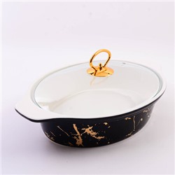 7445-1 Мармит 1,25л фарфор/металл MB (х4)