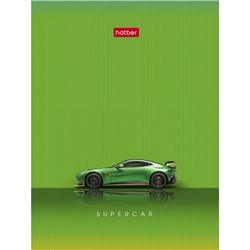 Записная книжка А6  32л клетка "Гоночные авто" глянц.лам (090684) Хатбер