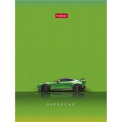 Записная книжка А6  32л клетка "Гоночные авто" глянц.лам (090684) Хатбер