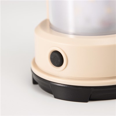 Светильник настольный «Звездное небо» 2 Вт LEd=3хАА бежевый 8×8×13 см