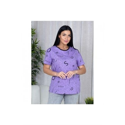 Футболка Каролина (Сиреневый)