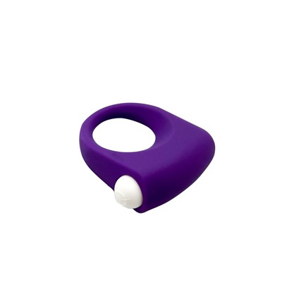 Фиолетовое эрекционное кольцо Puggle Vibrating Ring with Bullet