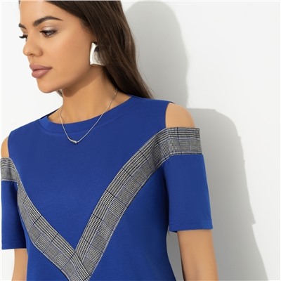 Брючный комплект из трикотажа, Нешуточная конкуренция (blue, 2 в 1)