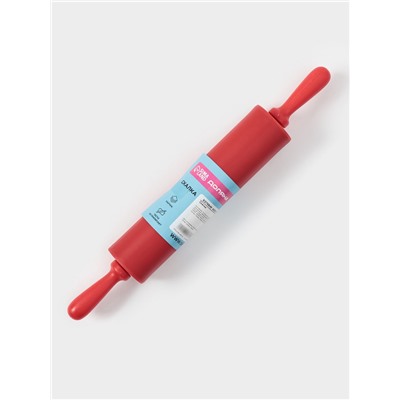 Скалка Доляна «Севилья», 30×4 см, красная