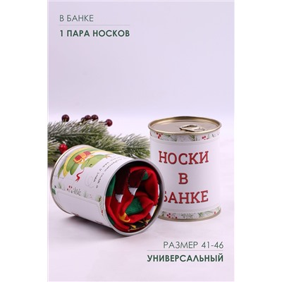 Носки стандарт в банке №GL1703 Змей НАТАЛИ, 1052227