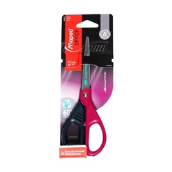 Ножницы 17 см Maped ESSENTIALS GREEN DECO эргономичные, симметричные, в блистере, МИКС