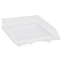 Лоток для бумаг горизонтальный ДЕЛЬТА прозрачный ЛТГ-30463 Стамм
