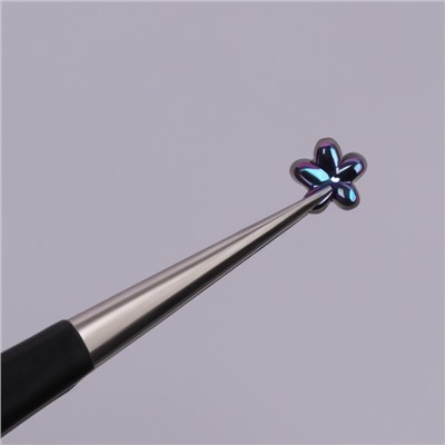 Стразы фигурные для декора «Ассорти», чёрные, голографические