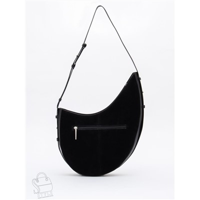 Сумка женская кожаная 1032MF black Polina&Eiterou  в Новосибирске