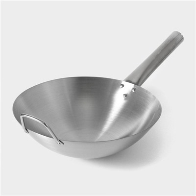 Сковорода-Wok Hanna Knövell Chief, d=30 см, с ручкой, нержавеющая сталь
