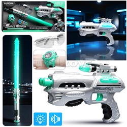 Набор оружия "Космический бой" (свет, звук) на батарейках, в коробке