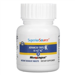 Superior Source, Advanced Triple K, 30 MicroLingual Instant Dissolve Tablets