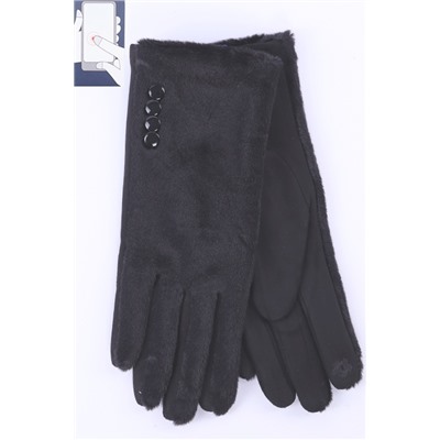 Перчатки жен. LuMeiJia MB-03 мех/сенсор
