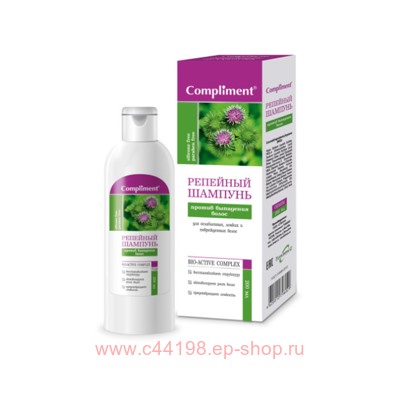 Compliment Репейная Шампунь против выпадения волос 200 мл