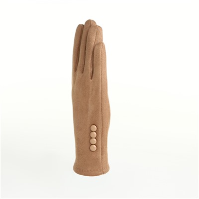 Перчатки женские, безразмерные, без утеплителя, бежевые