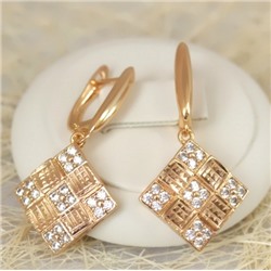 Серьги позолота H01-3809