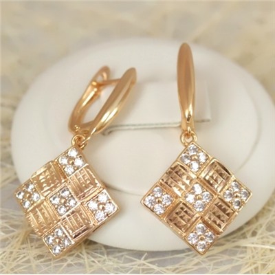 Серьги позолота H01-3809