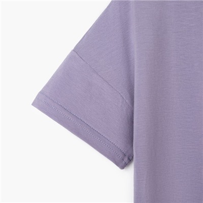 Футболка детская MINAKU:Basic line kids, серая, рост 116 см